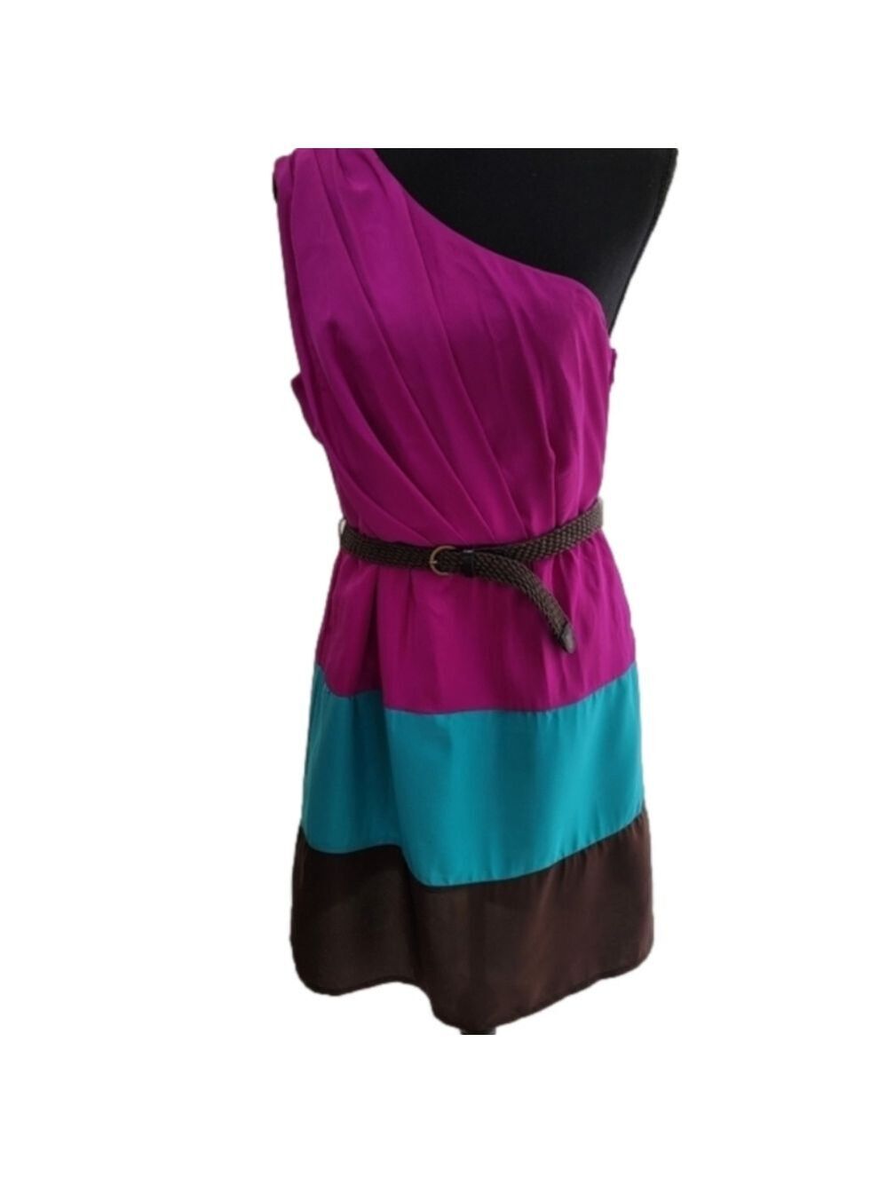 Lily Rose Tricolor Dress Size L
